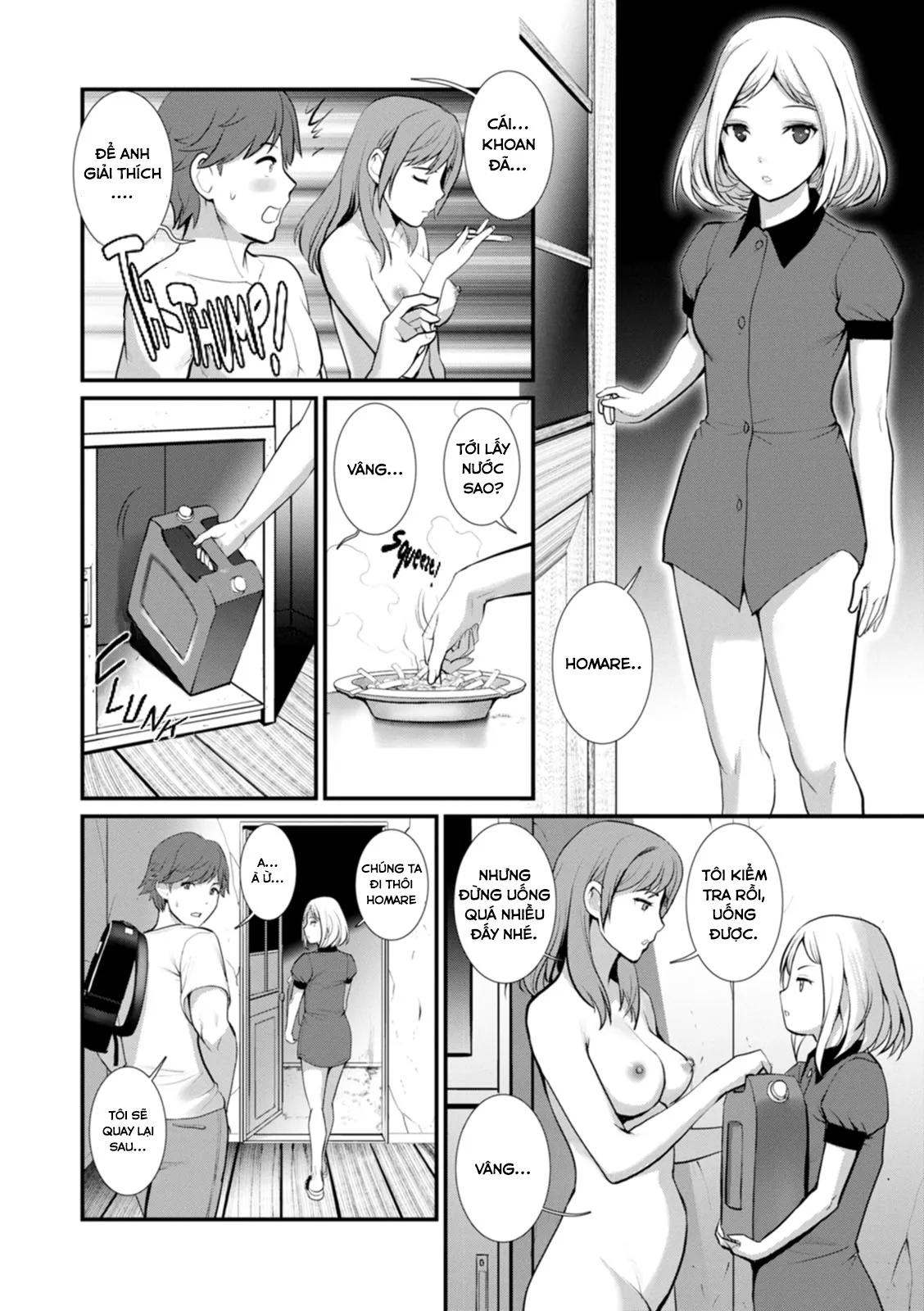 HentaiVN.net - Ảnh 15 - Tuần trăng mật dưới 30m đất [Chika 30m no Mitsugetsu o; Honeymoon At 30 Meters Underground] - Chap 5