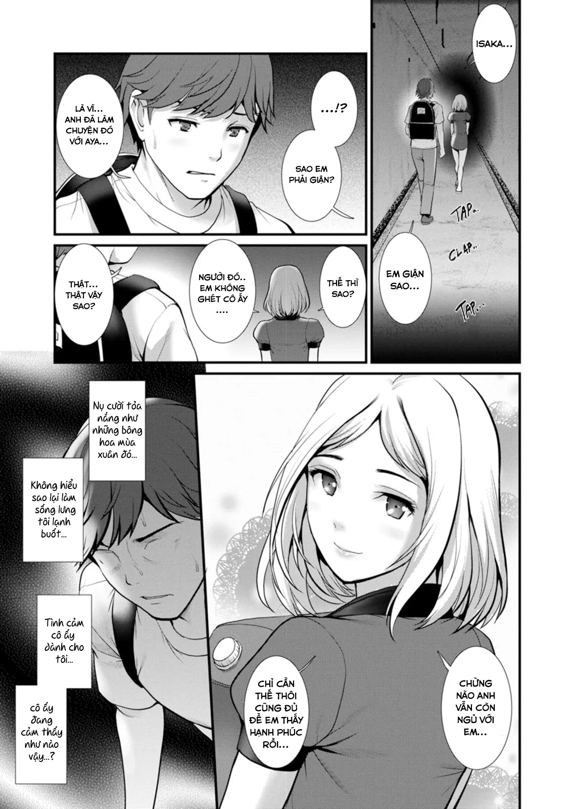 HentaiVN.net - Ảnh 16 - Tuần trăng mật dưới 30m đất [Chika 30m no Mitsugetsu o; Honeymoon At 30 Meters Underground] - Chap 5
