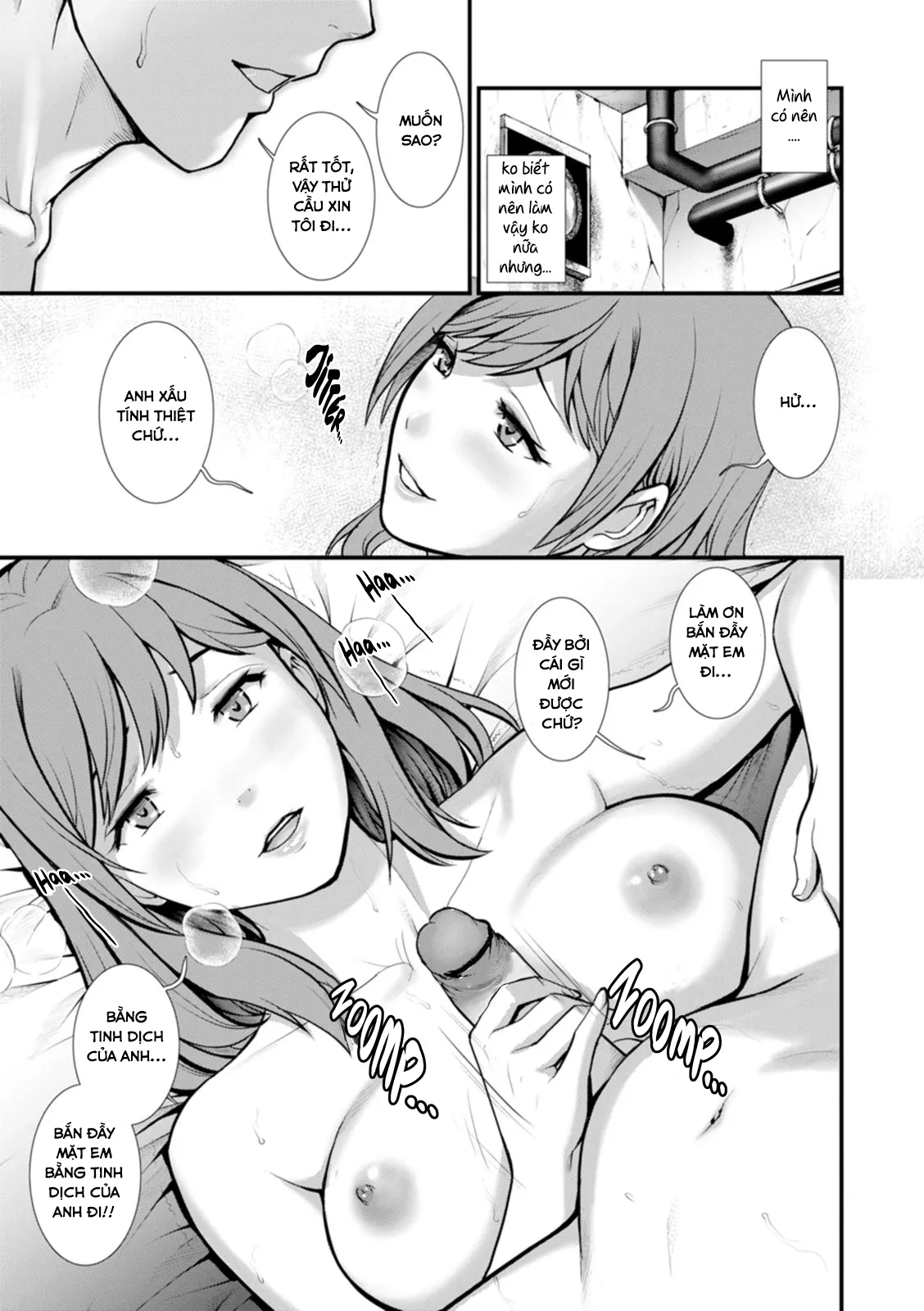 HentaiVN.net - Ảnh 8 - Tuần trăng mật dưới 30m đất [Chika 30m no Mitsugetsu o; Honeymoon At 30 Meters Underground] - Chap 5