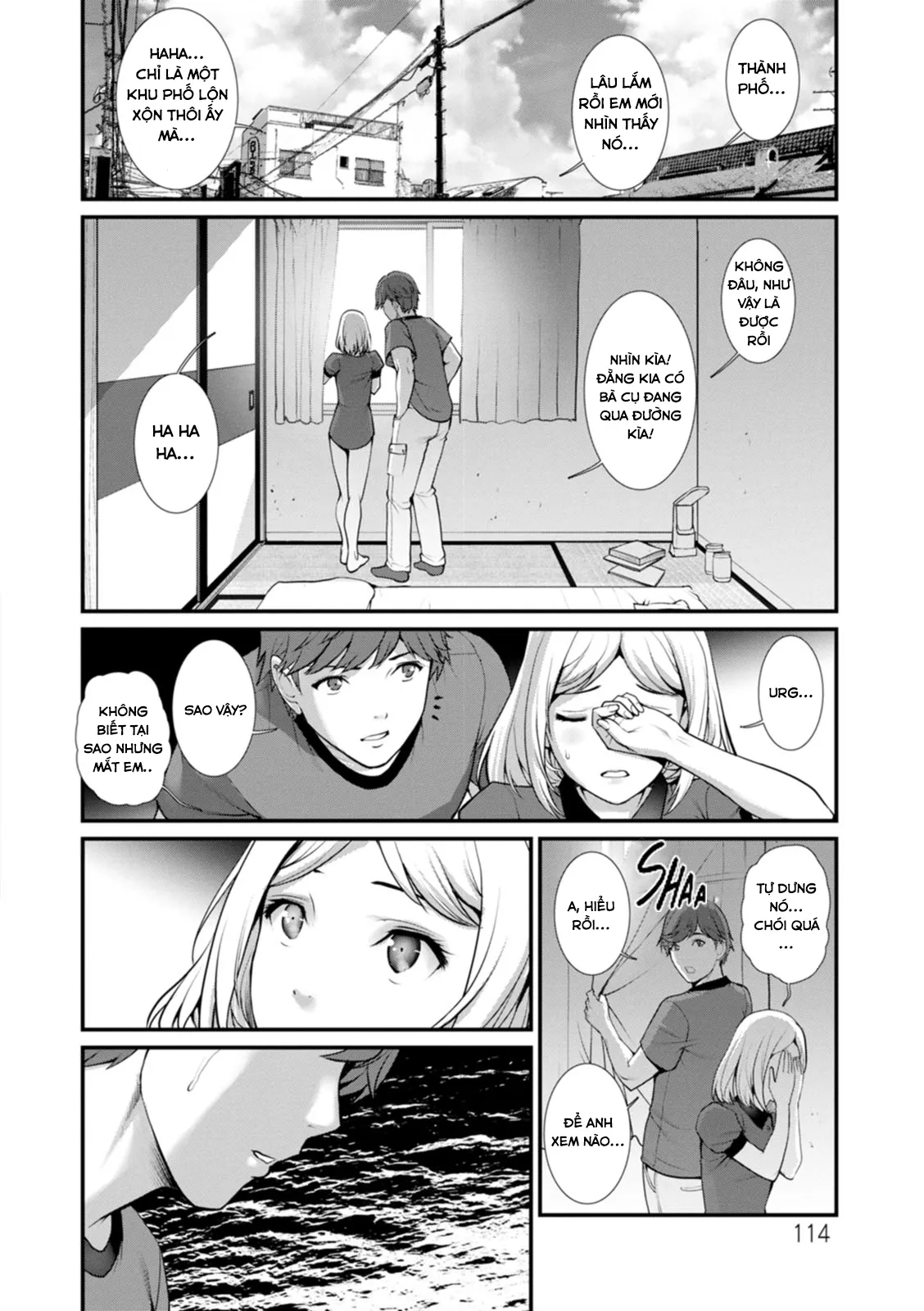 HentaiVN.net - Ảnh 13 - Tuần trăng mật dưới 30m đất [Chika 30m no Mitsugetsu o; Honeymoon At 30 Meters Underground] - Chap 6