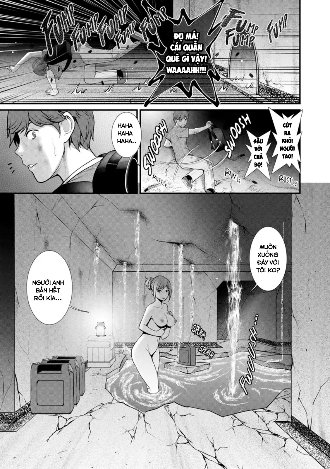 HentaiVN.net - Ảnh 10 - Tuần trăng mật dưới 30m đất [Chika 30m no Mitsugetsu o; Honeymoon At 30 Meters Underground] - Chap 7