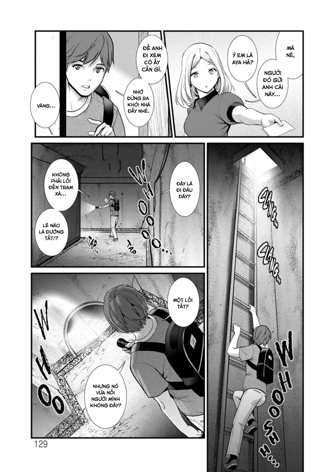 HentaiVN.net - Ảnh 8 - Tuần trăng mật dưới 30m đất [Chika 30m no Mitsugetsu o; Honeymoon At 30 Meters Underground] - Chap 7