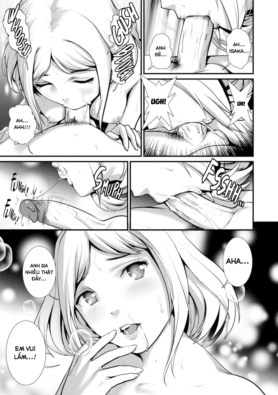 HentaiVN.net - Ảnh 14 - Tuần trăng mật dưới 30m đất [Chika 30m no Mitsugetsu o; Honeymoon At 30 Meters Underground] - Chap 8