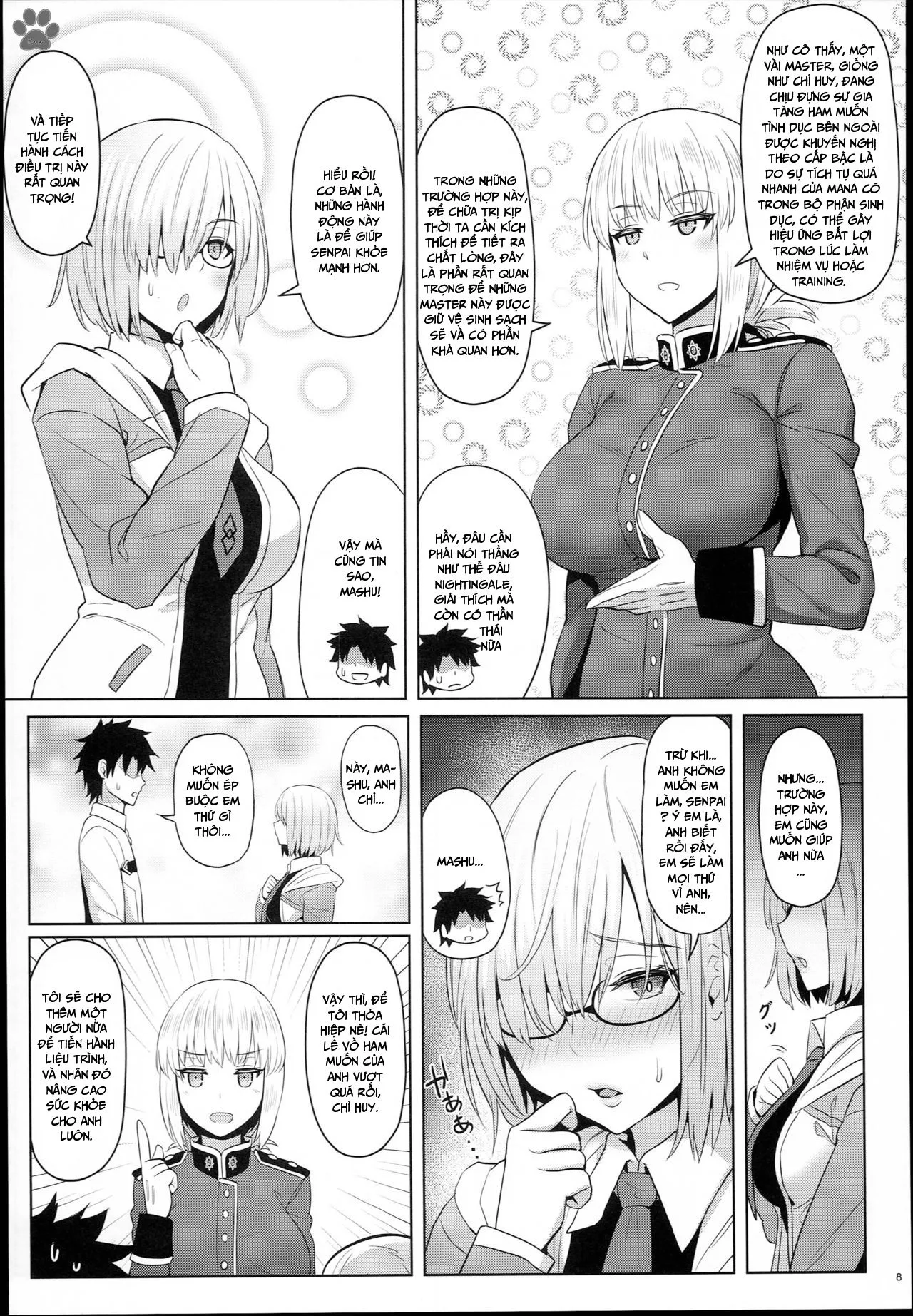 HentaiVN.net - Ảnh 7 - Kouhai no Amai Ryouhou (Fate/Grand Order) [My Junior’s Lovey-Dovey Treatment (Fate/Grand Order)] - Oneshot