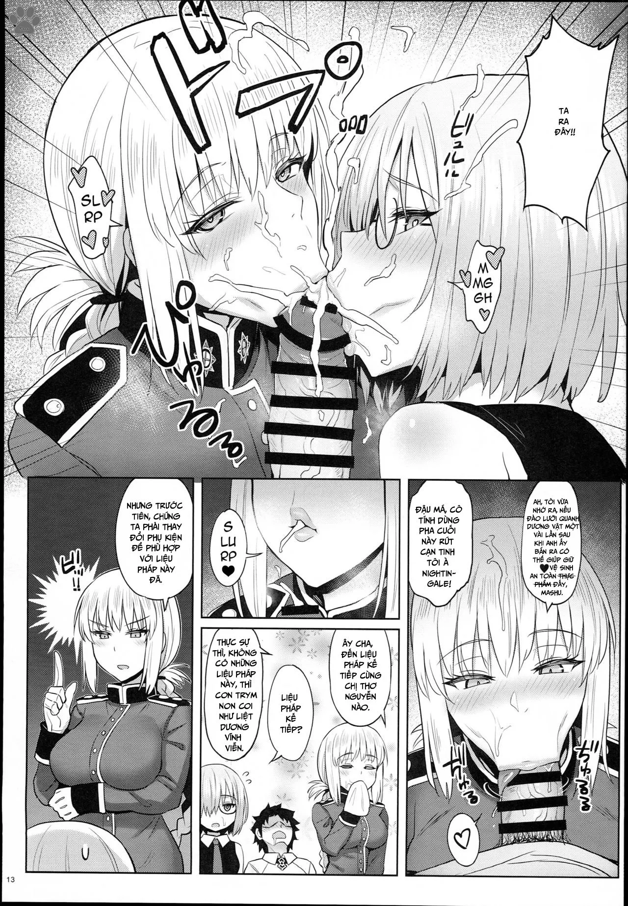 HentaiVN.net - Ảnh 12 - Kouhai no Amai Ryouhou (Fate/Grand Order) [My Junior’s Lovey-Dovey Treatment (Fate/Grand Order)] - Oneshot
