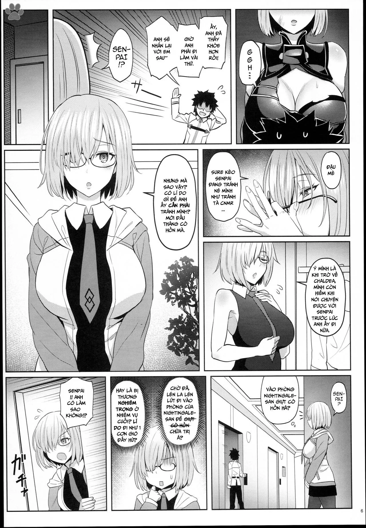 HentaiVN.net - Ảnh 5 - Kouhai no Amai Ryouhou (Fate/Grand Order) [My Junior’s Lovey-Dovey Treatment (Fate/Grand Order)] - Oneshot