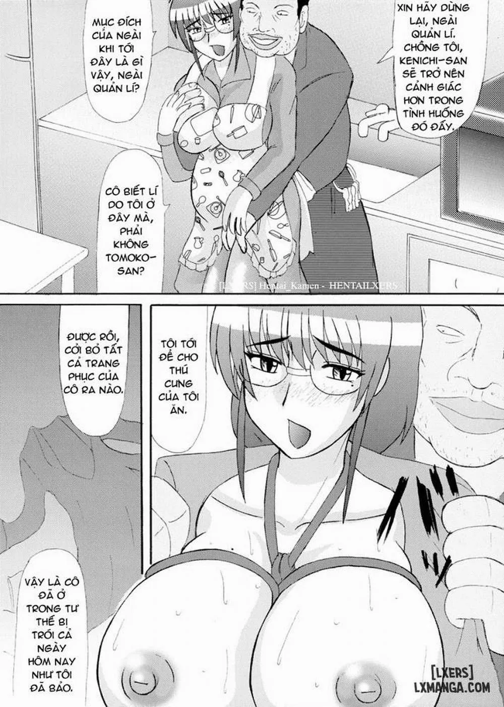 HentaiVN.net - Ảnh 4 - Daraku Ninpu Tsuma - Chương 1