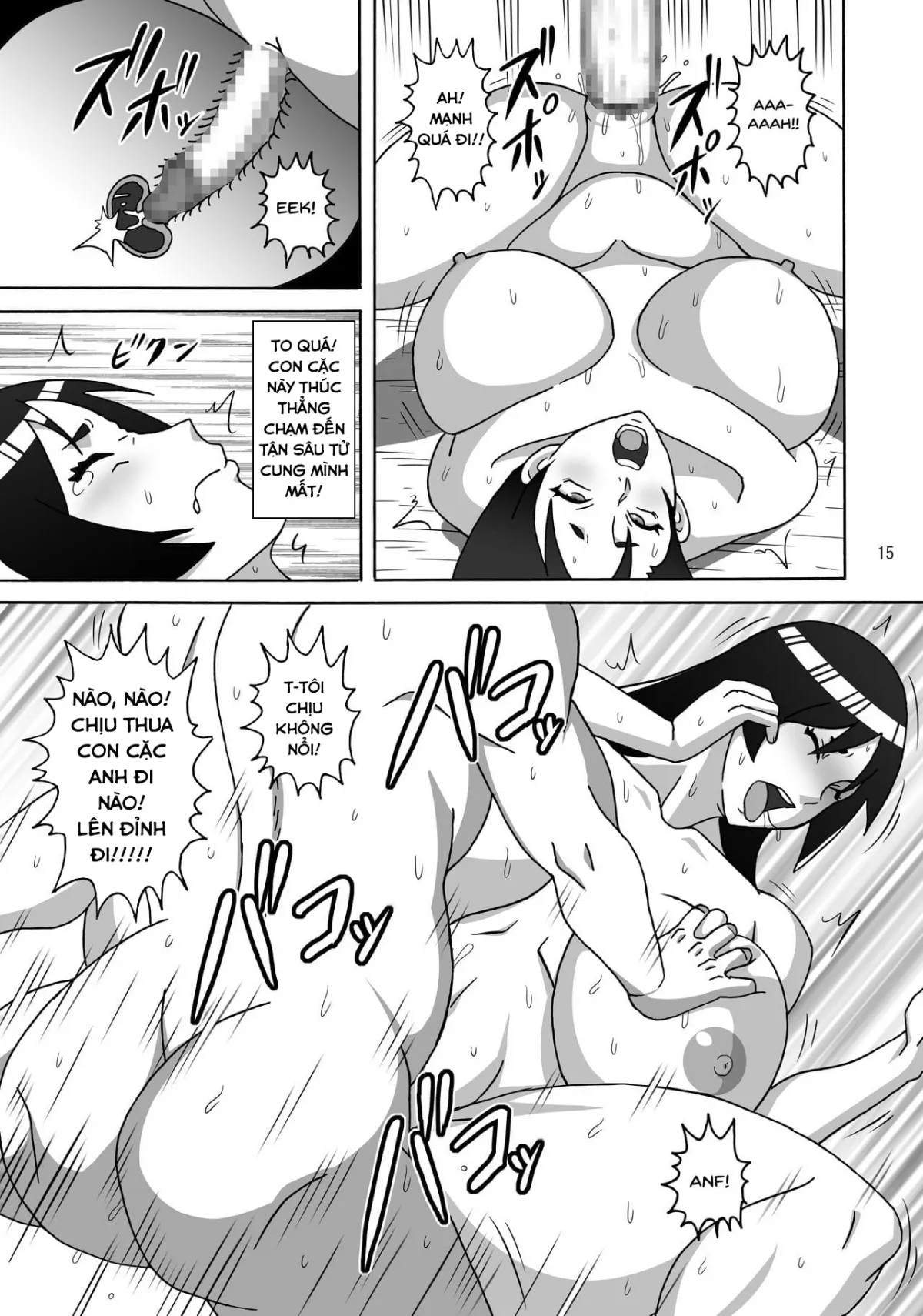 HentaiVN.net - Ảnh 17 - Lại Là Thương Master! [Haha wa Mara nanka ni Makemasen!;There's No Way Mom Would Lose To a Cock!] - Oneshot (fix 9.4.2021)