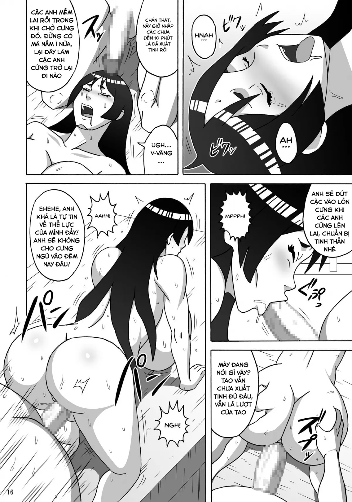 HentaiVN.net - Ảnh 18 - Lại Là Thương Master! [Haha wa Mara nanka ni Makemasen!;There's No Way Mom Would Lose To a Cock!] - Oneshot (fix 9.4.2021)