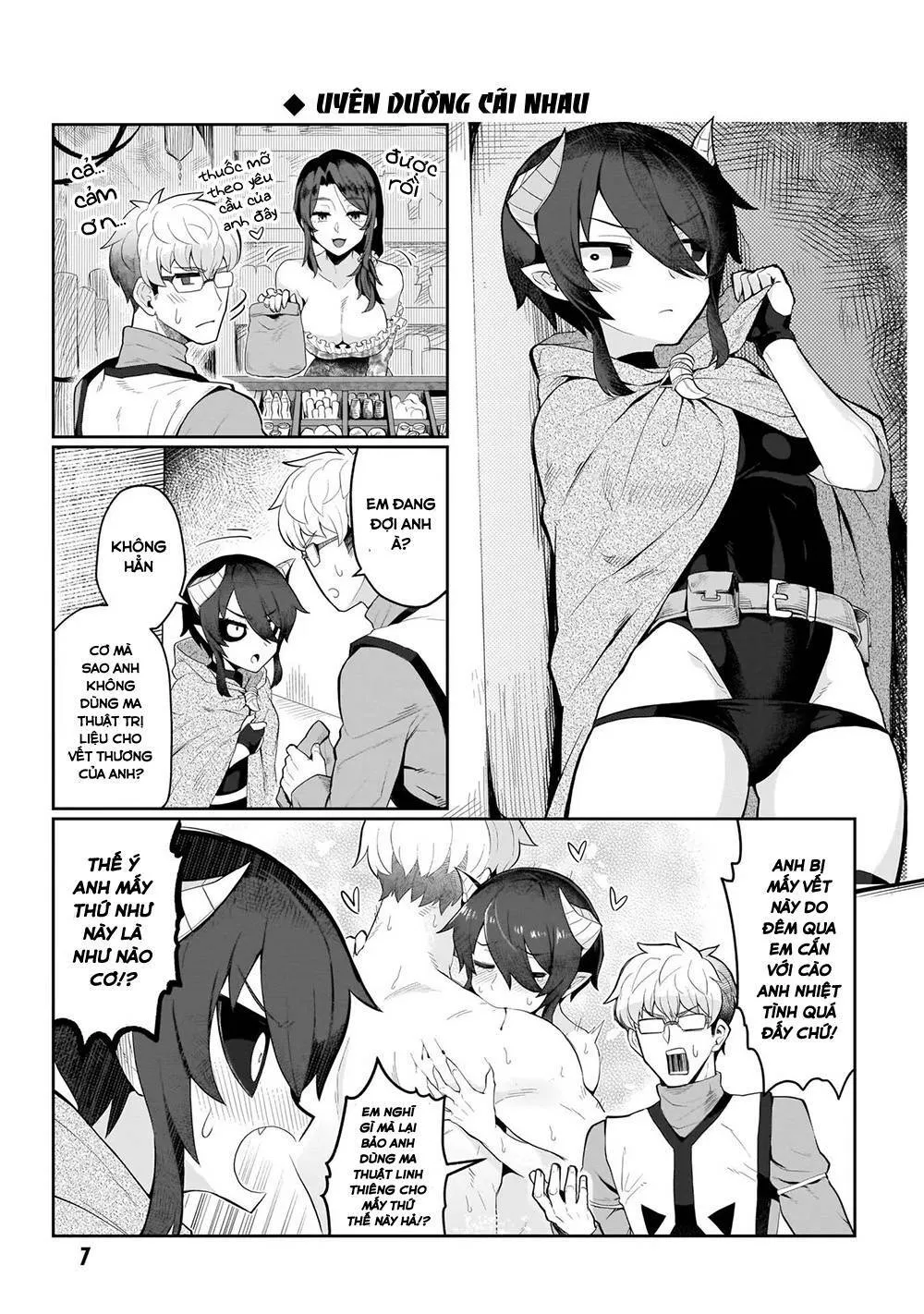 HentaiVN.net - Ảnh 10 - Hẹn hò cùng hắc thuật sư [Dark Summoner to Dekiteiru; I'm dating a Dark Summoner] - Chap 1