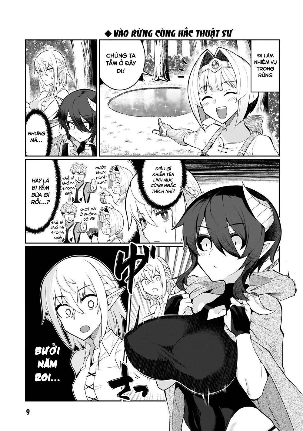 HentaiVN.net - Ảnh 12 - Hẹn hò cùng hắc thuật sư [Dark Summoner to Dekiteiru; I'm dating a Dark Summoner] - Chap 1