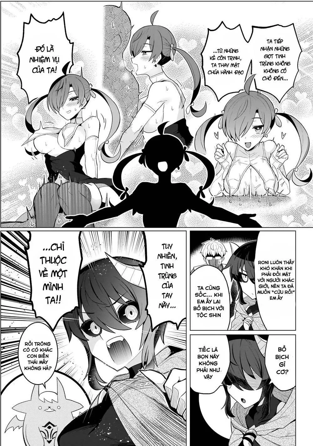 HentaiVN.net - Ảnh 11 - Hẹn hò cùng hắc thuật sư [Dark Summoner to Dekiteiru; I'm dating a Dark Summoner] - Chap 4
