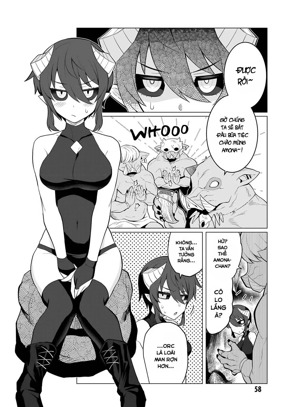 HentaiVN.net - Ảnh 5 - Hẹn hò cùng hắc thuật sư [Dark Summoner to Dekiteiru; I'm dating a Dark Summoner] - Chap 5