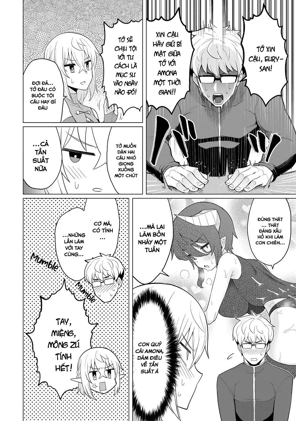HentaiVN.net - Ảnh 9 - Hẹn hò cùng hắc thuật sư [Dark Summoner to Dekiteiru; I'm dating a Dark Summoner] - Chap 6