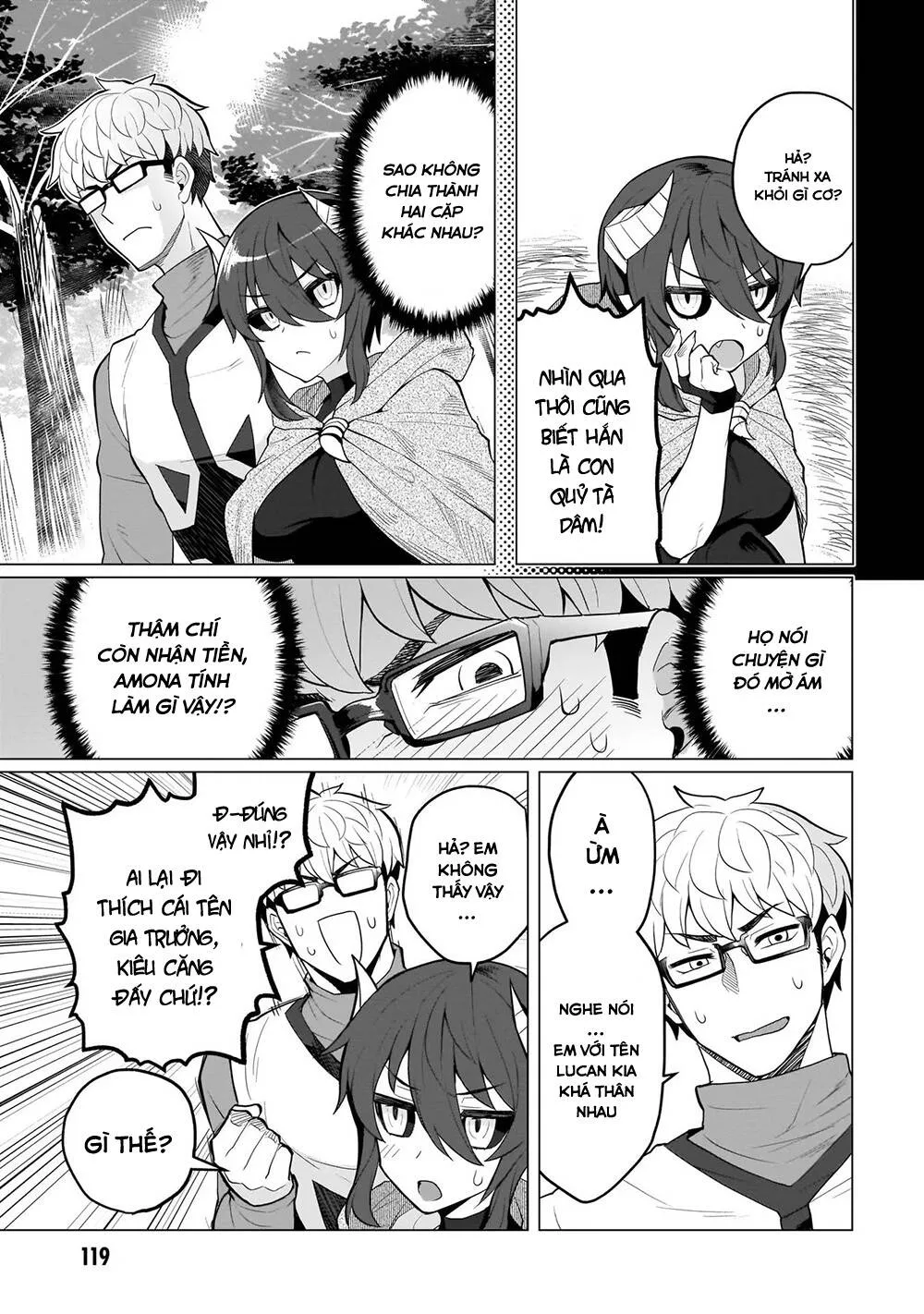 HentaiVN.net - Ảnh 4 - Hẹn hò cùng hắc thuật sư [Dark Summoner to Dekiteiru; I'm dating a Dark Summoner] - Chap 10