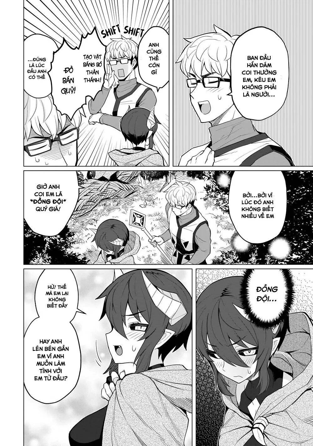 HentaiVN.net - Ảnh 5 - Hẹn hò cùng hắc thuật sư [Dark Summoner to Dekiteiru; I'm dating a Dark Summoner] - Chap 10
