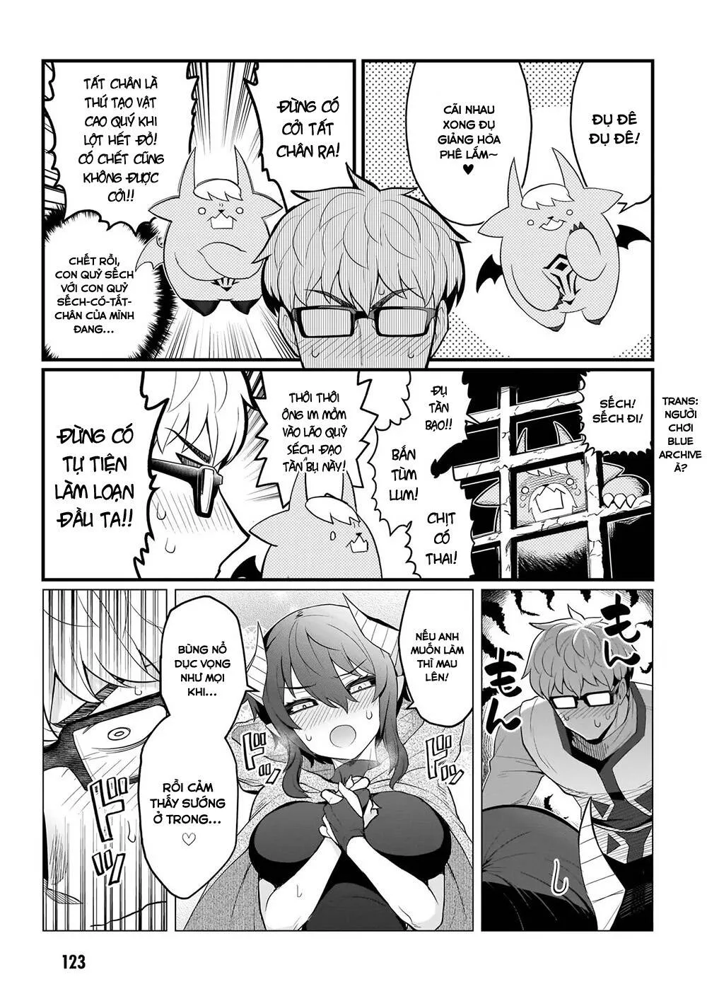 HentaiVN.net - Ảnh 8 - Hẹn hò cùng hắc thuật sư [Dark Summoner to Dekiteiru; I'm dating a Dark Summoner] - Chap 10