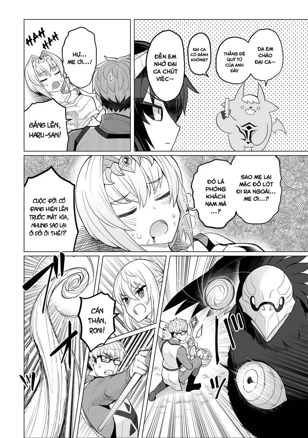 HentaiVN.net - Ảnh 7 - Hẹn hò cùng hắc thuật sư [Dark Summoner to Dekiteiru; I'm dating a Dark Summoner] - Chap 11
