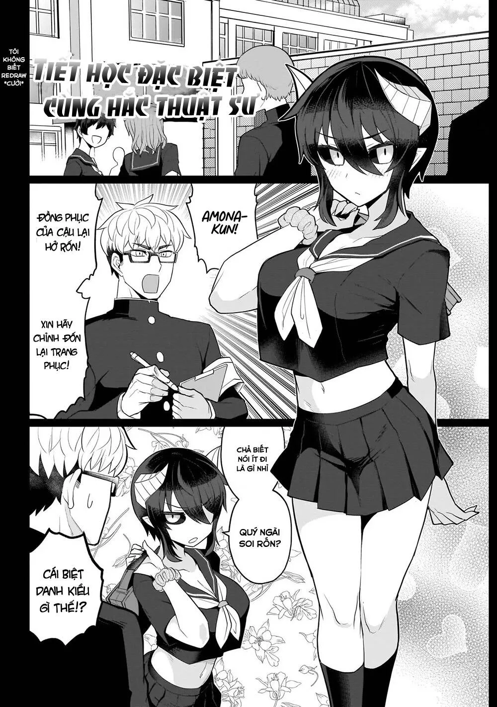 HentaiVN.net - Ảnh 5 - Hẹn hò cùng hắc thuật sư [Dark Summoner to Dekiteiru; I'm dating a Dark Summoner] - Chap 12