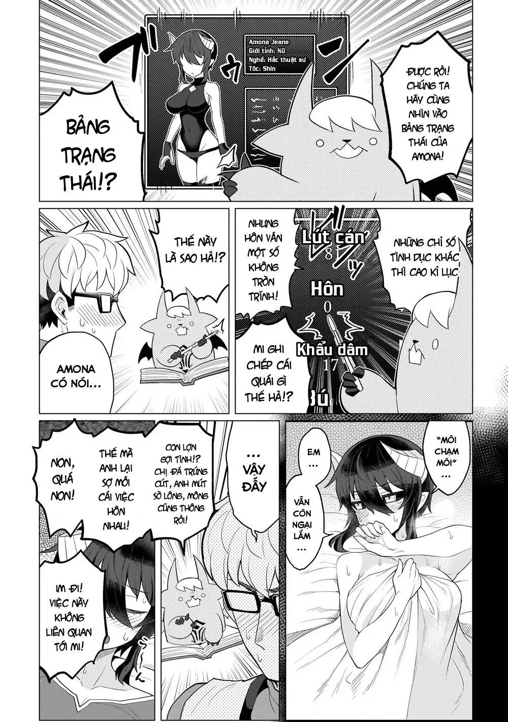 HentaiVN.net - Ảnh 9 - Hẹn hò cùng hắc thuật sư [Dark Summoner to Dekiteiru; I'm dating a Dark Summoner] - Chap 12