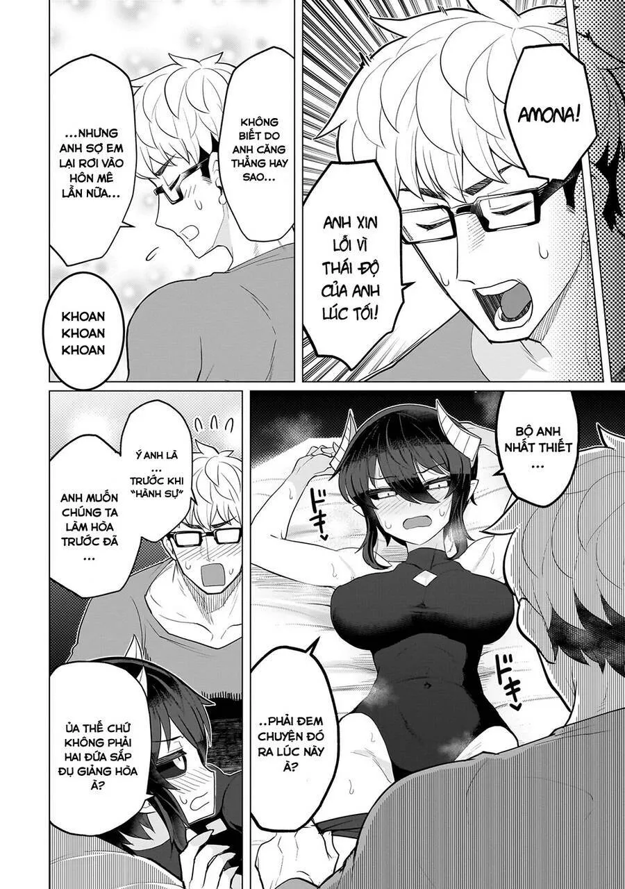 HentaiVN.net - Ảnh 5 - Hẹn hò cùng hắc thuật sư [Dark Summoner to Dekiteiru; I'm dating a Dark Summoner] - Chap 13