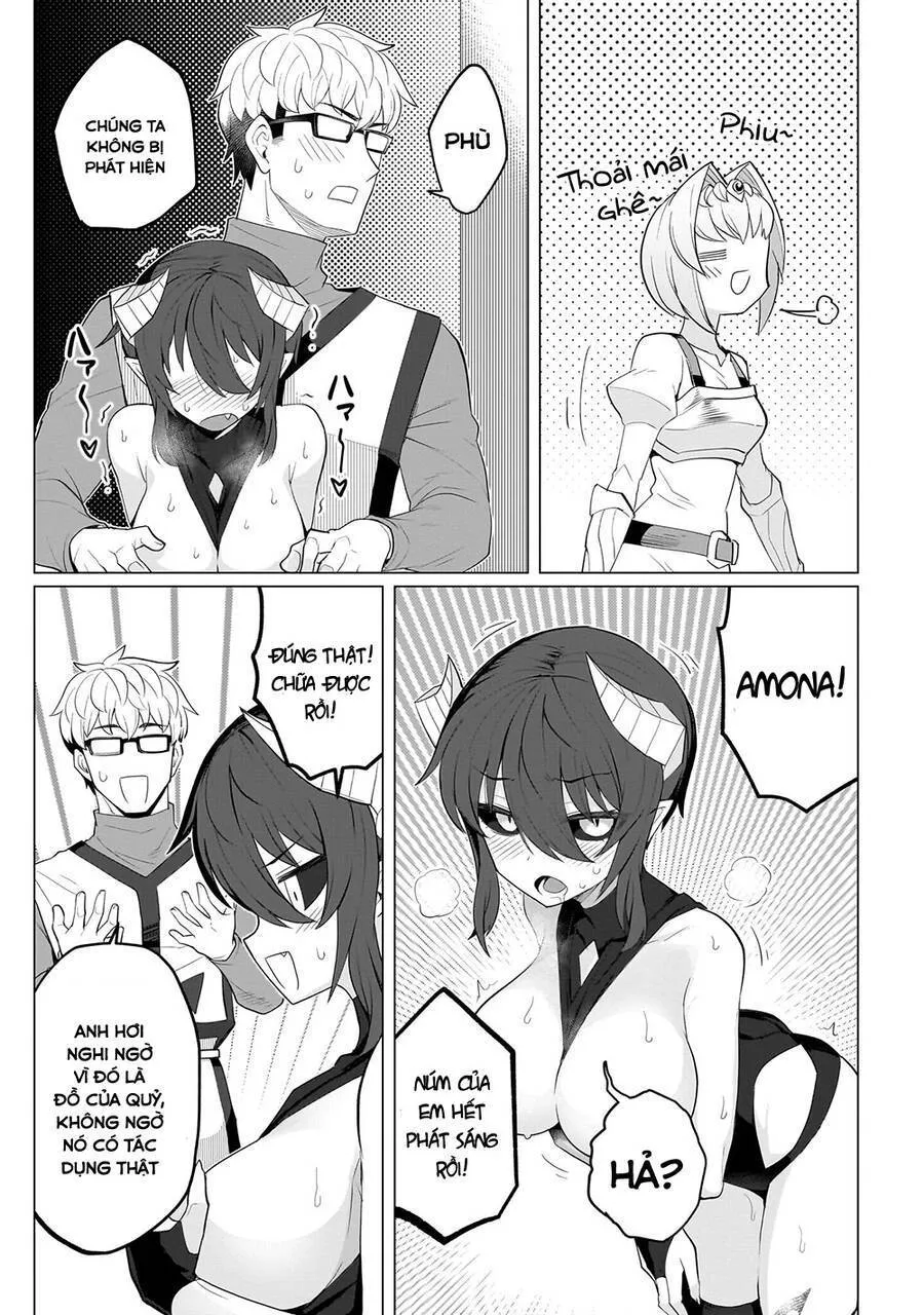 HentaiVN.net - Ảnh 11 - Hẹn hò cùng hắc thuật sư [Dark Summoner to Dekiteiru; I'm dating a Dark Summoner] - Chap 14