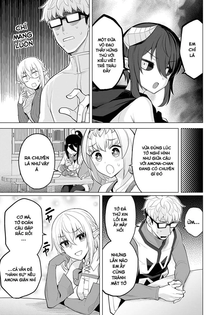 HentaiVN.net - Ảnh 4 - Hẹn hò cùng hắc thuật sư [Dark Summoner to Dekiteiru; I'm dating a Dark Summoner] - Chap 28