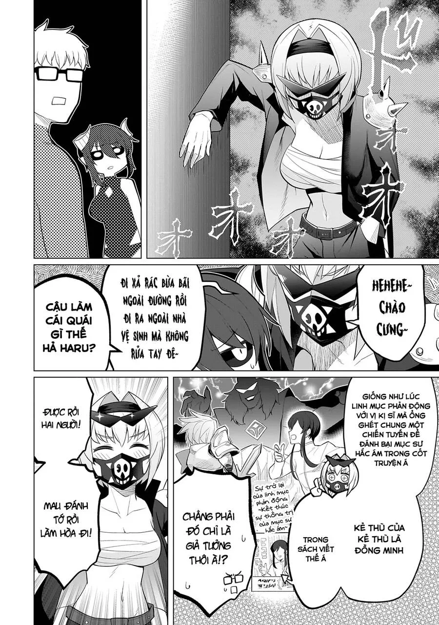 HentaiVN.net - Ảnh 9 - Hẹn hò cùng hắc thuật sư [Dark Summoner to Dekiteiru; I'm dating a Dark Summoner] - Chap 28