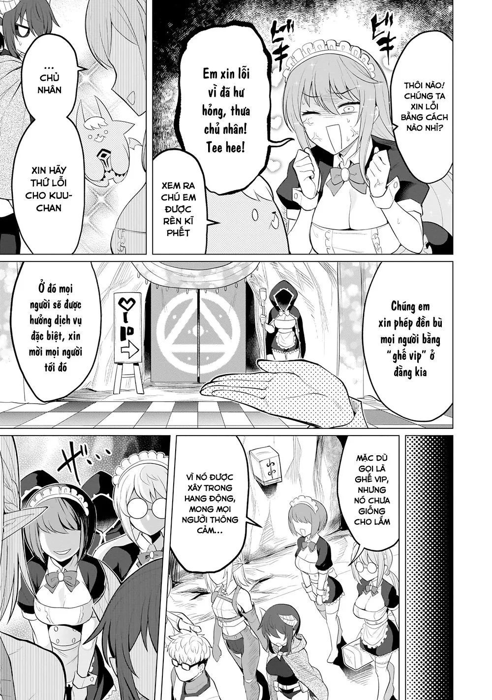 HentaiVN.net - Ảnh 10 - Hẹn hò cùng hắc thuật sư [Dark Summoner to Dekiteiru; I'm dating a Dark Summoner] - Chap 29