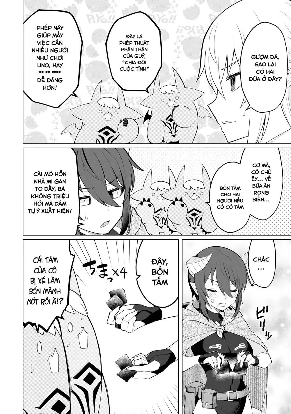 HentaiVN.net - Ảnh 3 - Hẹn hò cùng hắc thuật sư [Dark Summoner to Dekiteiru; I'm dating a Dark Summoner] - Chap 29