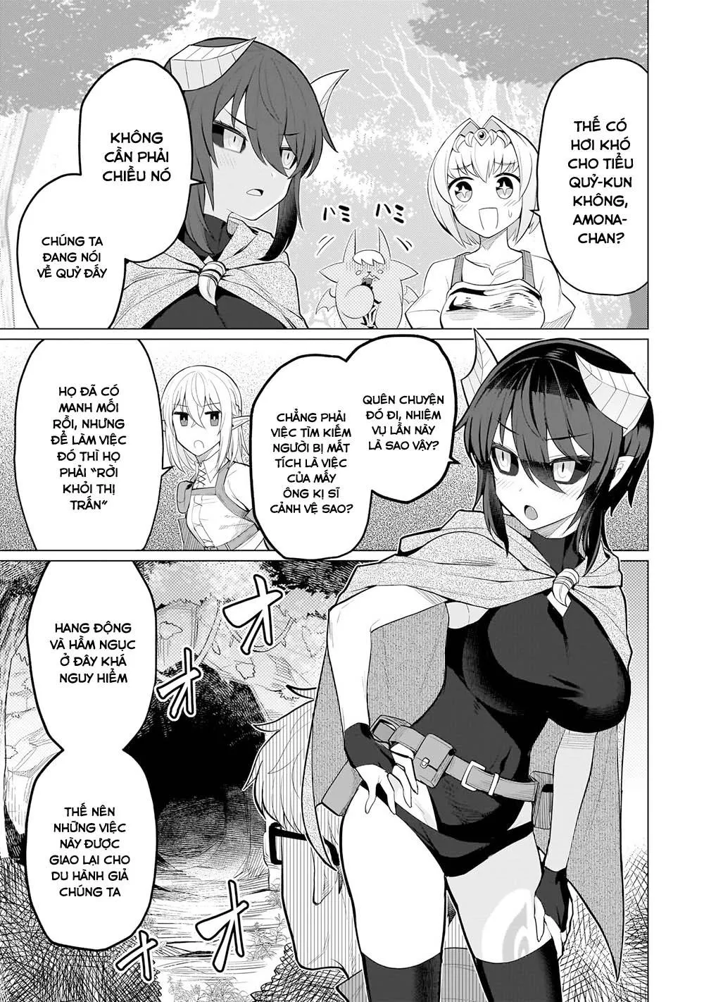 HentaiVN.net - Ảnh 4 - Hẹn hò cùng hắc thuật sư [Dark Summoner to Dekiteiru; I'm dating a Dark Summoner] - Chap 29