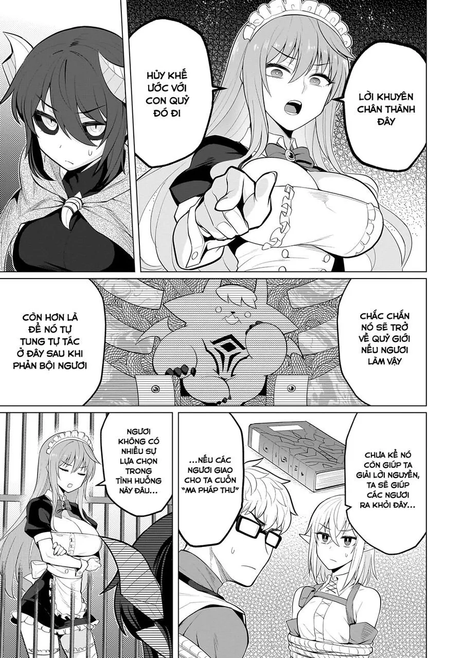 HentaiVN.net - Ảnh 6 - Hẹn hò cùng hắc thuật sư [Dark Summoner to Dekiteiru; I'm dating a Dark Summoner] - Chap 30