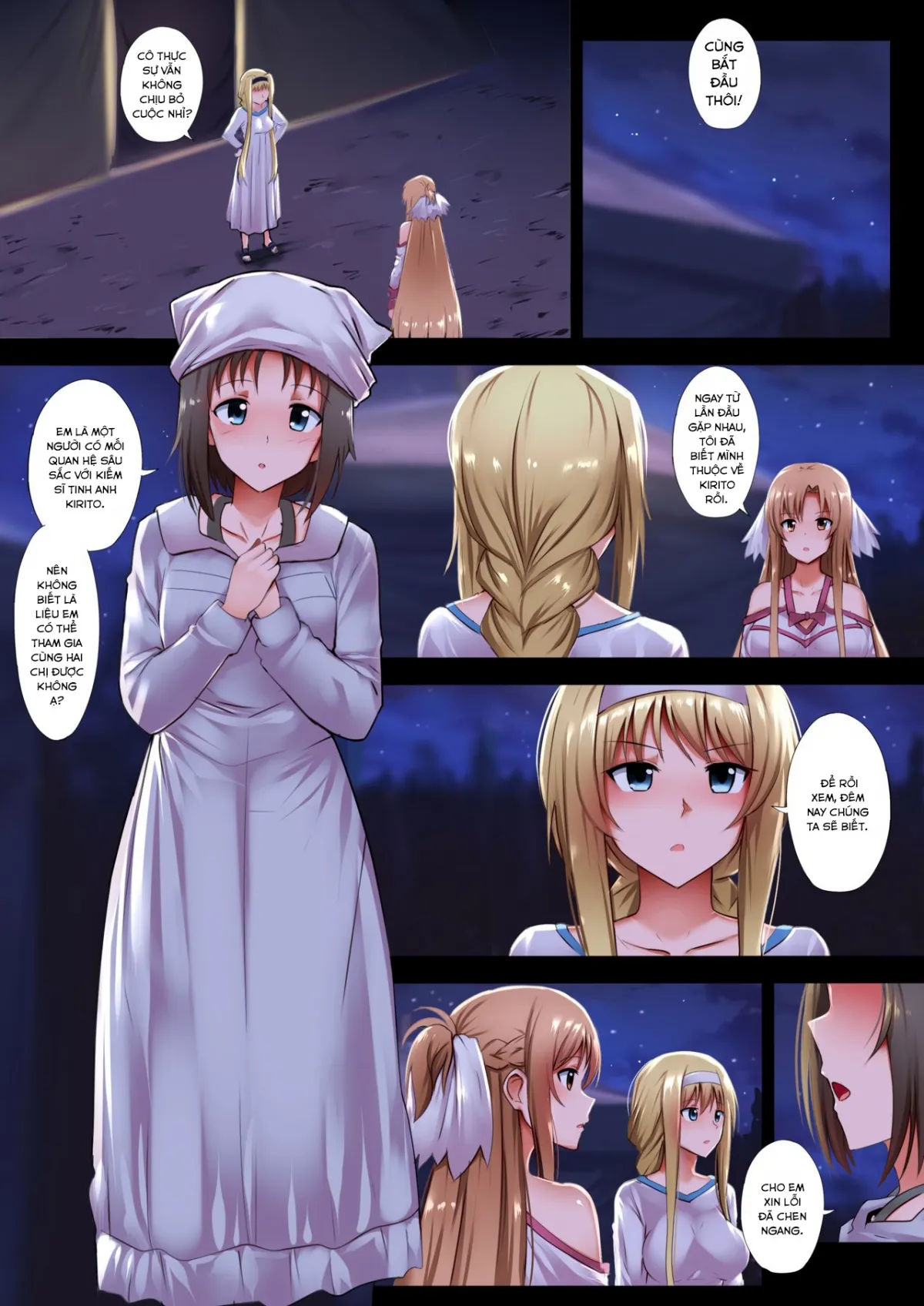 HentaiVN.net - Ảnh 3 - Minna Kara no Omoi (Sword Art Online) [みんなからの思い (ソードアート・オンライン)] - Oneshot