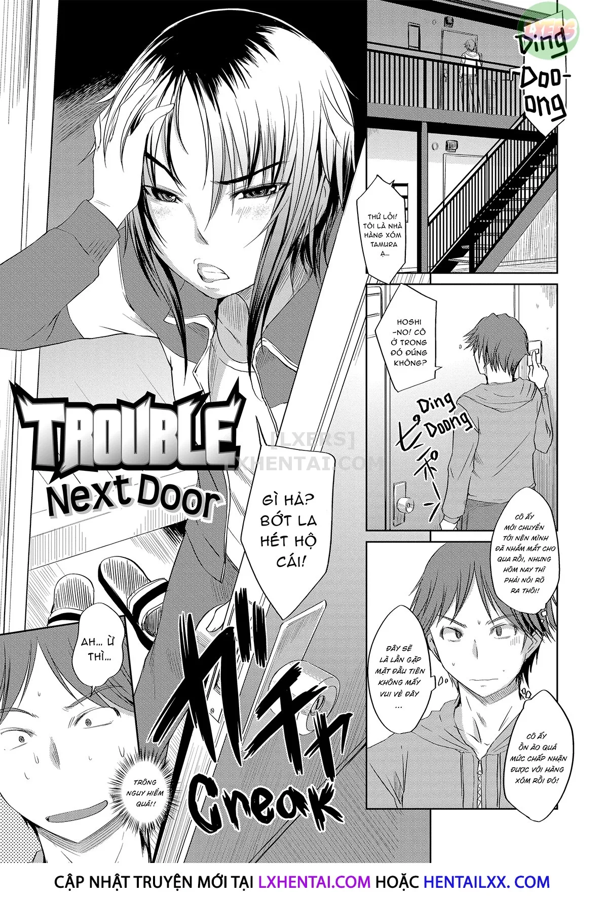 HentaiVN.net - Ảnh 5 - Những cô gái mông đào - Chap 10 - Trouble Next Door