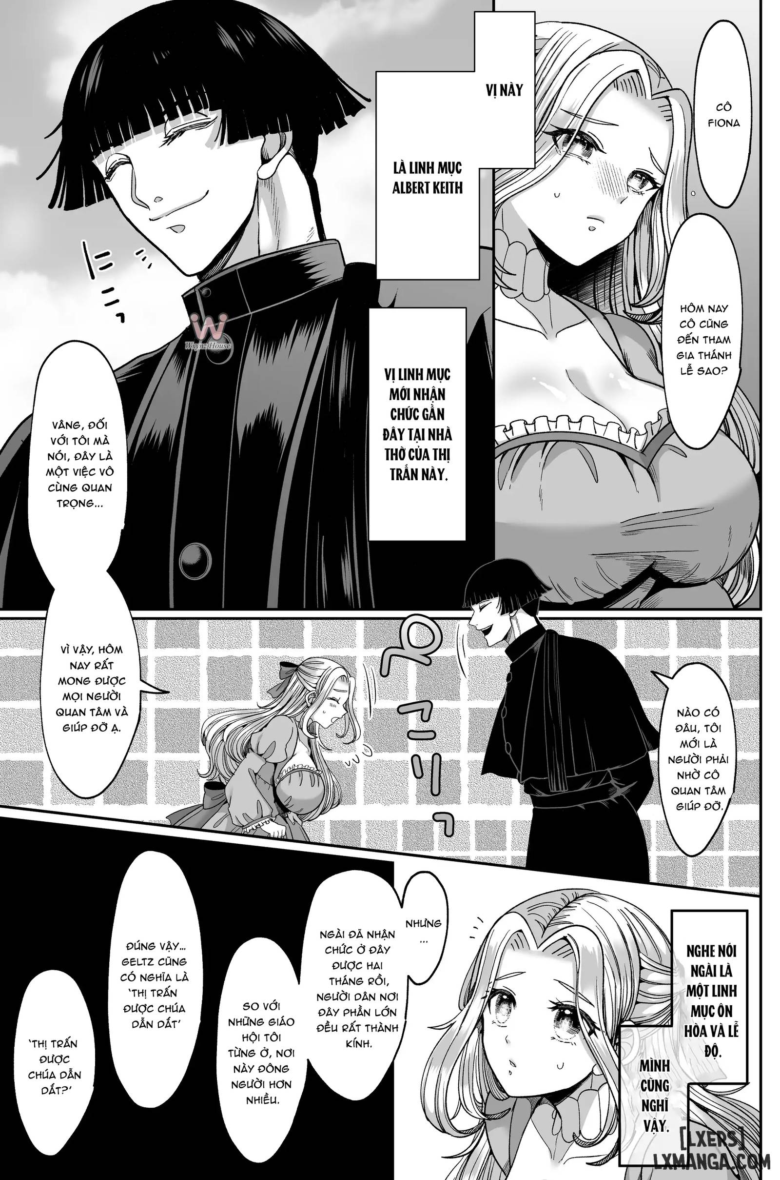 HentaiVN.net - Ảnh 10 - [ R18 ] Vị Linh Mục Yandere - chap 1