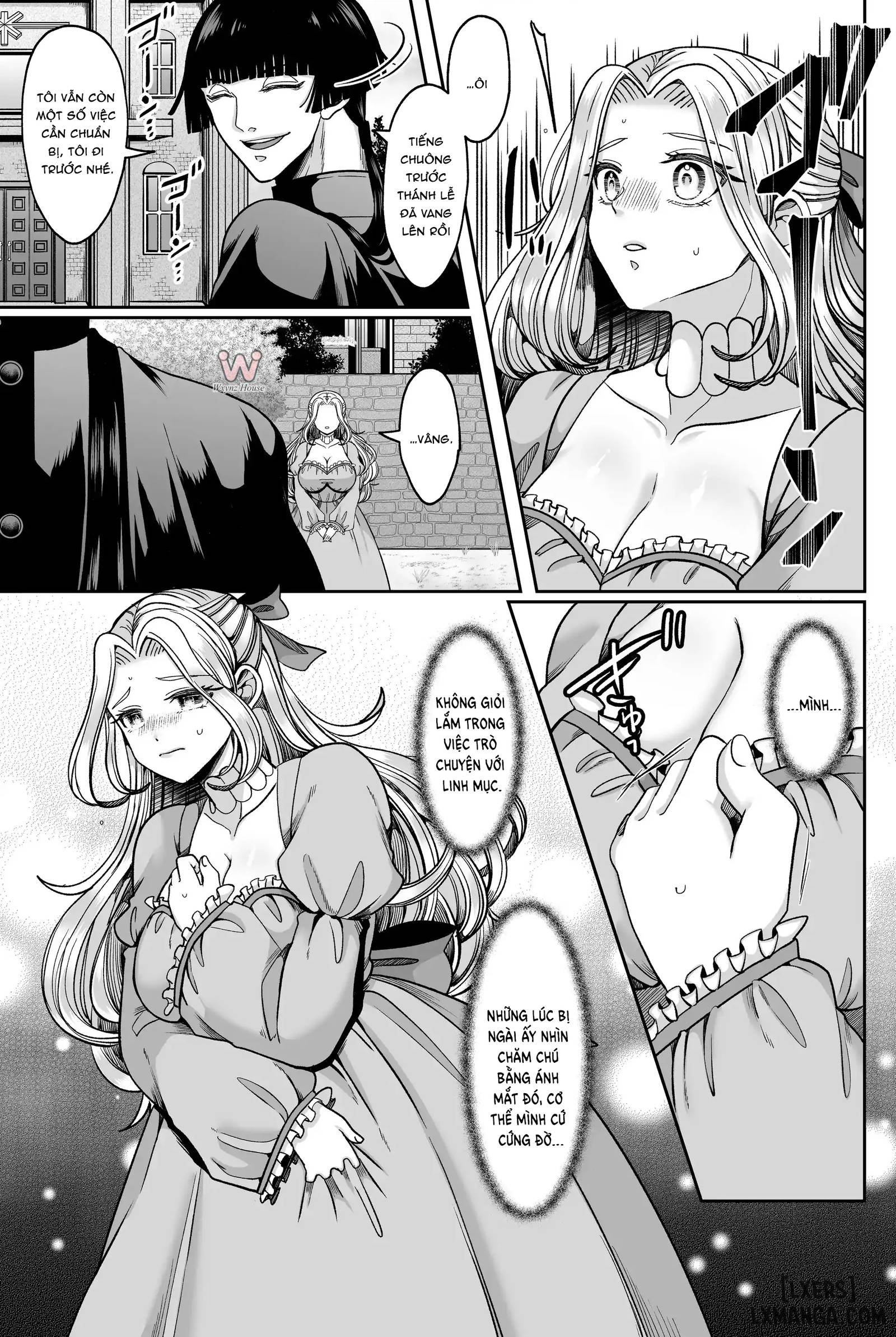 HentaiVN.net - Ảnh 12 - [ R18 ] Vị Linh Mục Yandere - chap 1