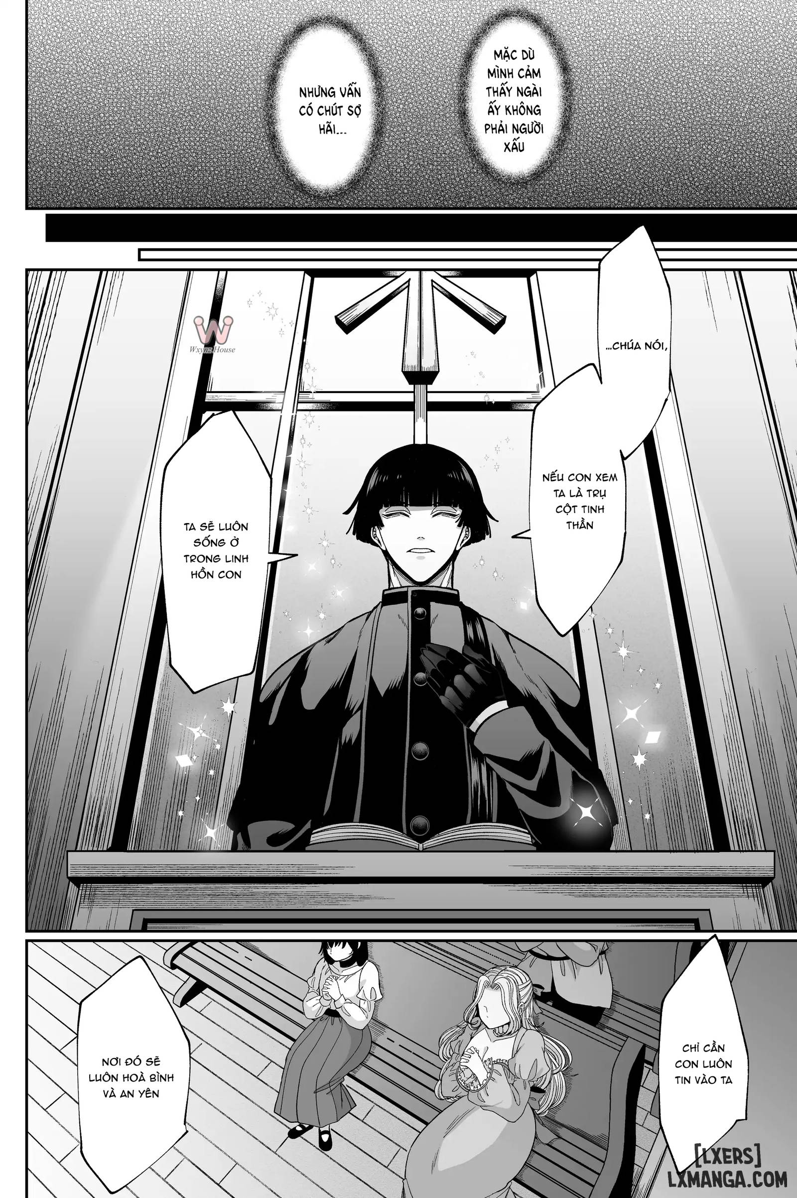 HentaiVN.net - Ảnh 13 - [ R18 ] Vị Linh Mục Yandere - chap 1