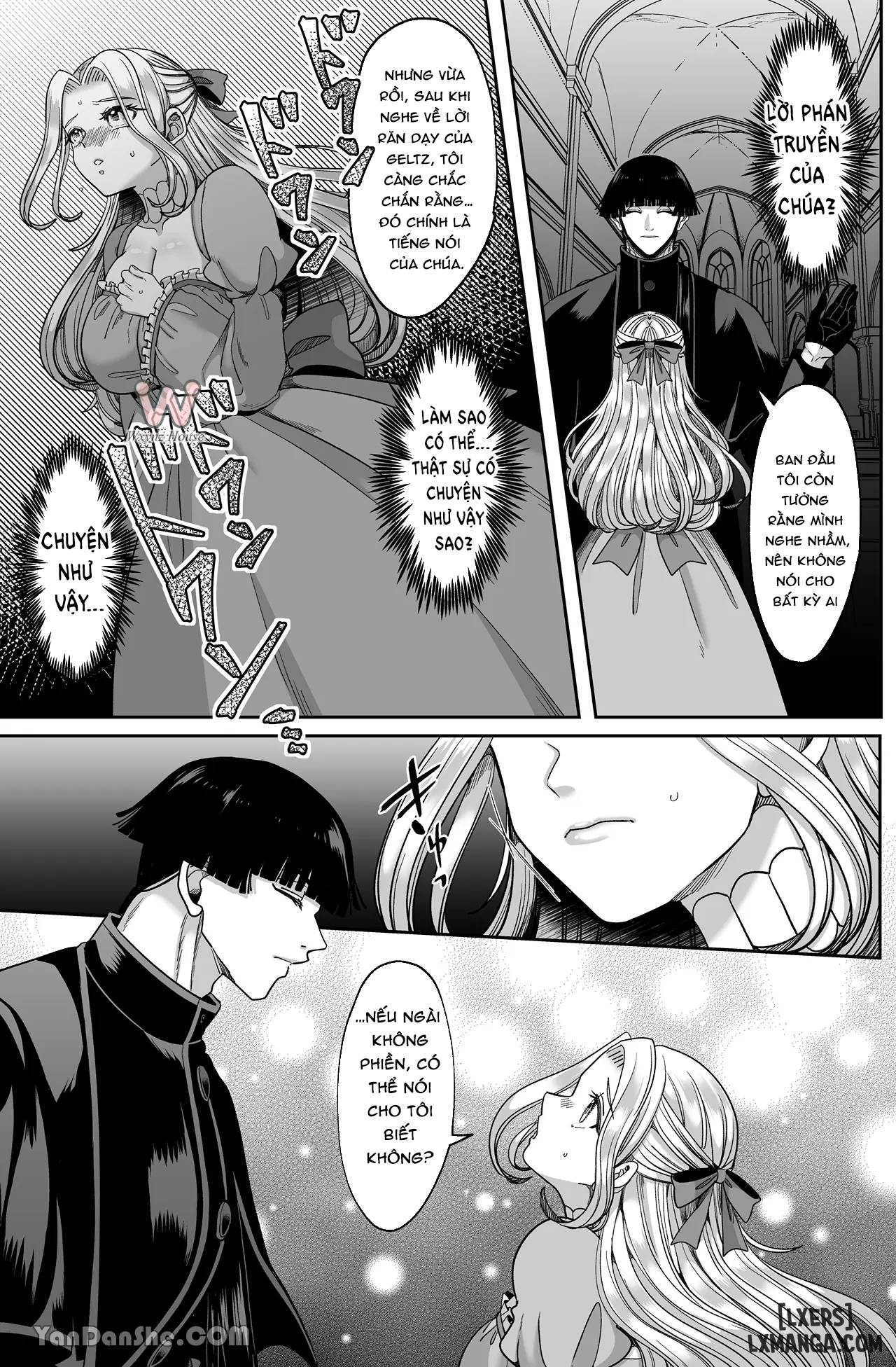 HentaiVN.net - Ảnh 18 - [ R18 ] Vị Linh Mục Yandere - chap 1