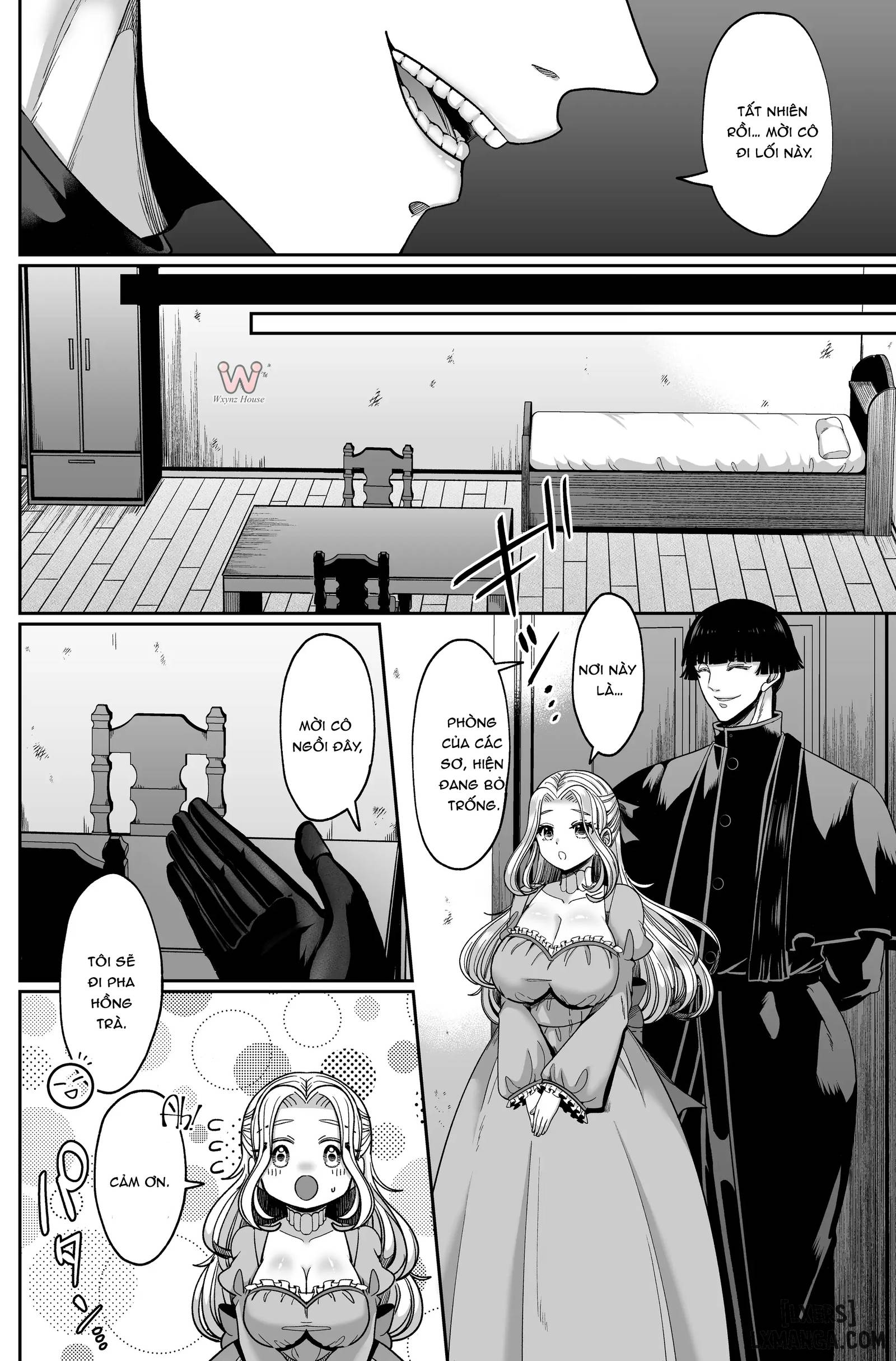 HentaiVN.net - Ảnh 19 - [ R18 ] Vị Linh Mục Yandere - chap 1