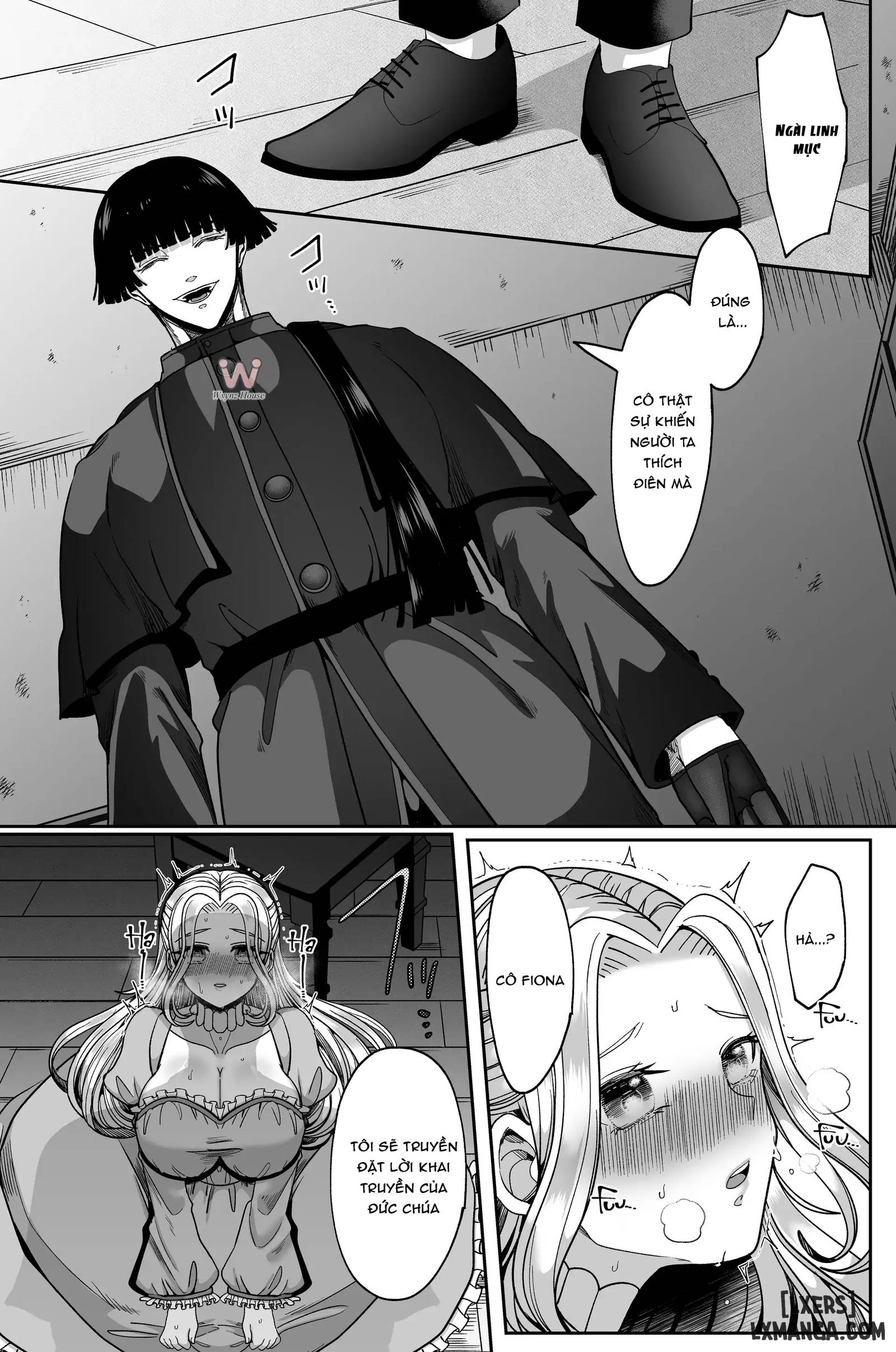 HentaiVN.net - Ảnh 24 - [ R18 ] Vị Linh Mục Yandere - chap 1