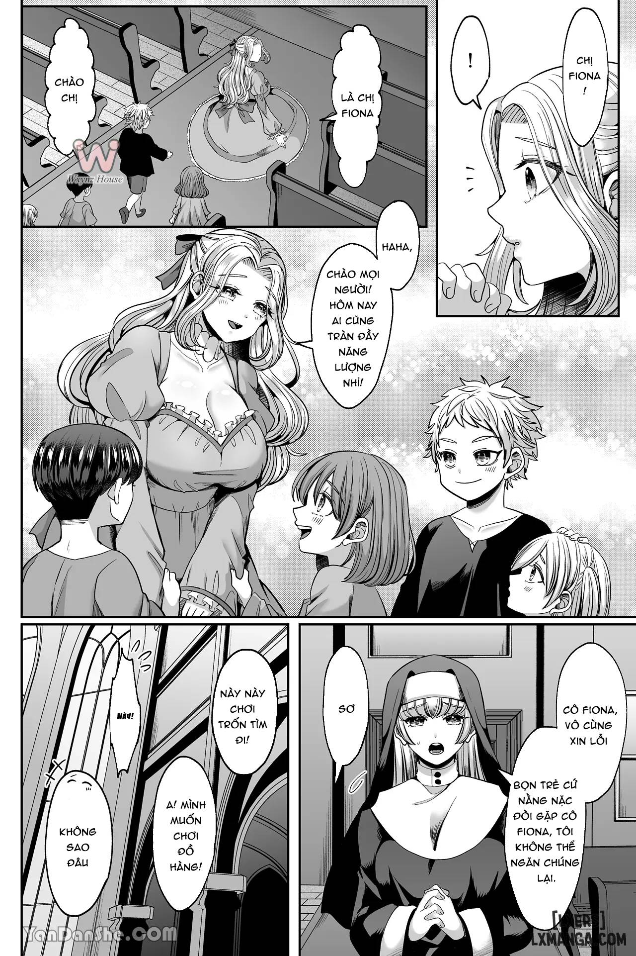 HentaiVN.net - Ảnh 3 - [ R18 ] Vị Linh Mục Yandere - chap 1