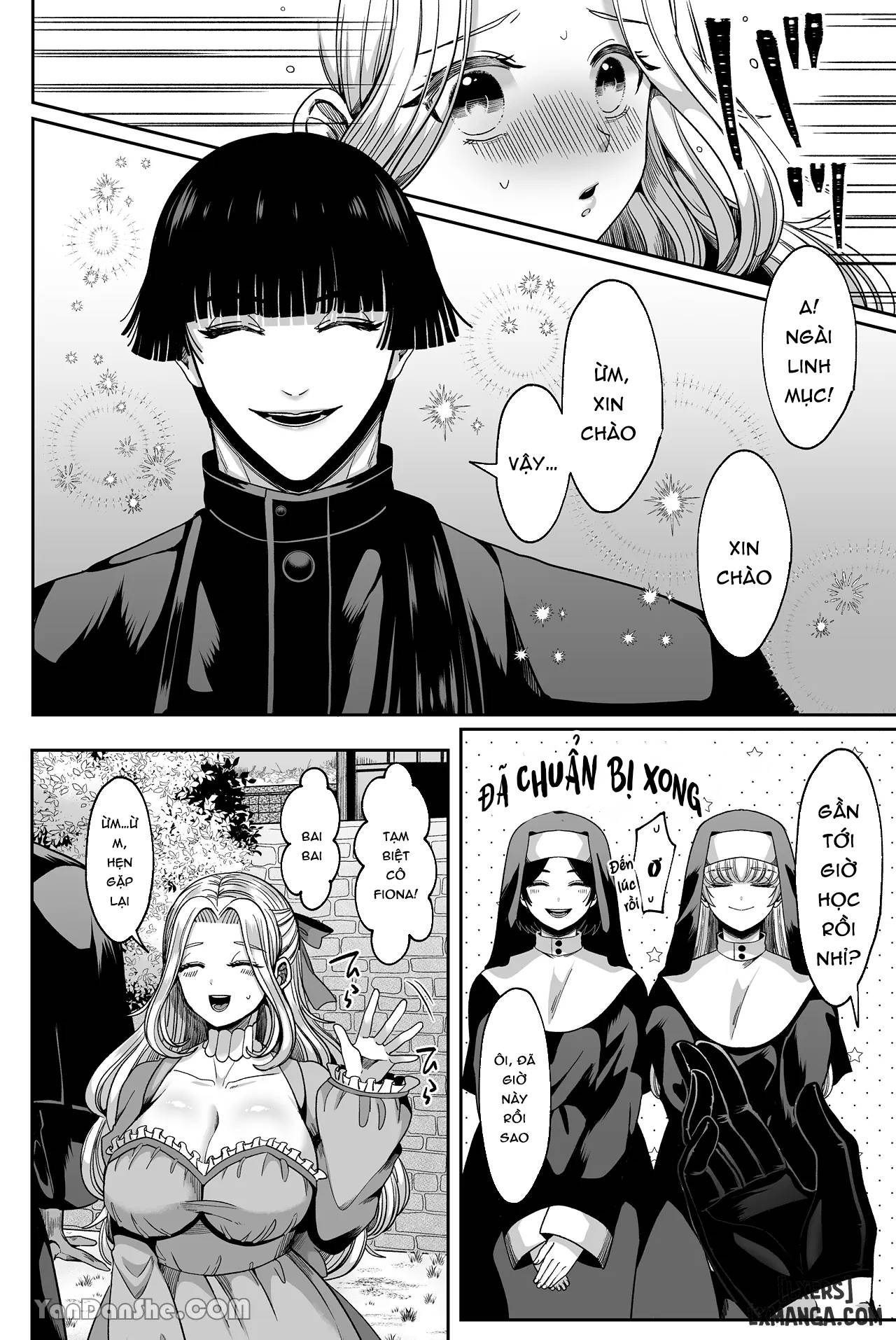 HentaiVN.net - Ảnh 9 - [ R18 ] Vị Linh Mục Yandere - chap 1