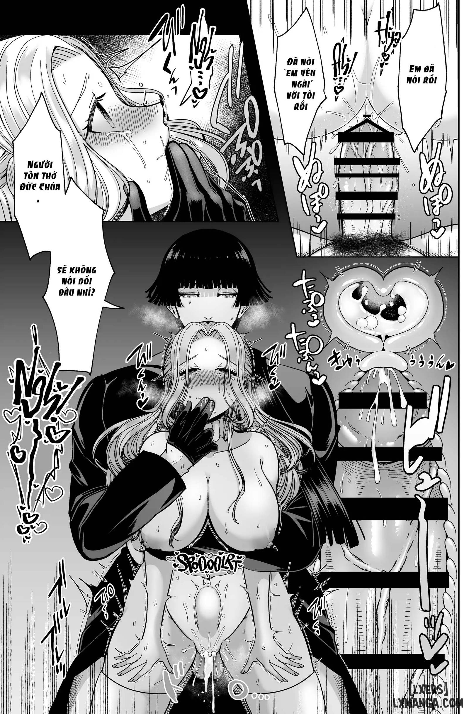 HentaiVN.net - Ảnh 18 - [ R18 ] Vị Linh Mục Yandere - chap 2