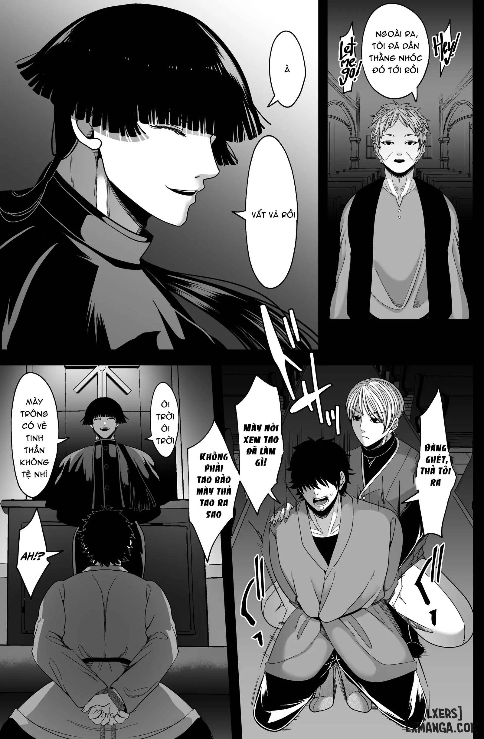 HentaiVN.net - Ảnh 22 - [ R18 ] Vị Linh Mục Yandere - chap 2