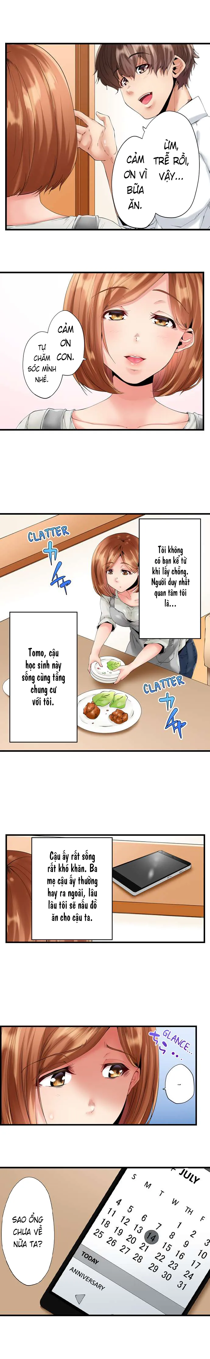 HentaiVN.net - Ảnh 4 - NTR Cô Hàng Xóm Ngay Trong Phòng Của Chồng Cô Ấy [Netorare My Sugar Mama in Her Husband’s Bedroom] - Chapter 1