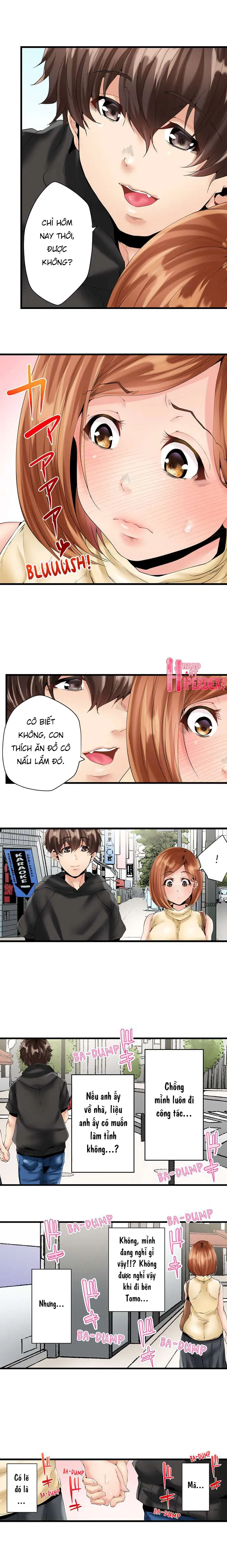 HentaiVN.net - Ảnh 6 - NTR Cô Hàng Xóm Ngay Trong Phòng Của Chồng Cô Ấy [Netorare My Sugar Mama in Her Husband’s Bedroom] - Chapter 2: Sắp Thịt Cô Hàng Xóm