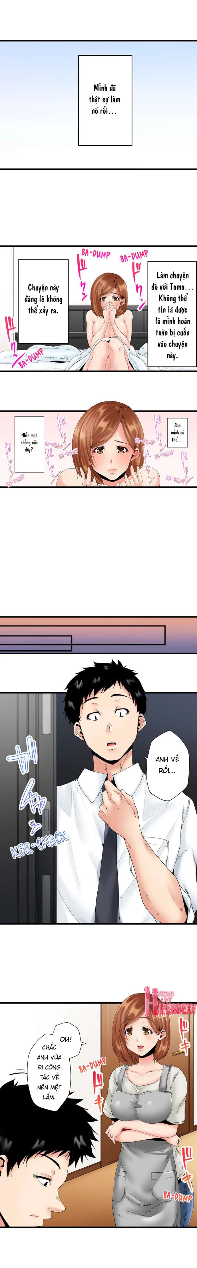 HentaiVN.net - Ảnh 5 - NTR Cô Hàng Xóm Ngay Trong Phòng Của Chồng Cô Ấy [Netorare My Sugar Mama in Her Husband’s Bedroom] - Chapter 4