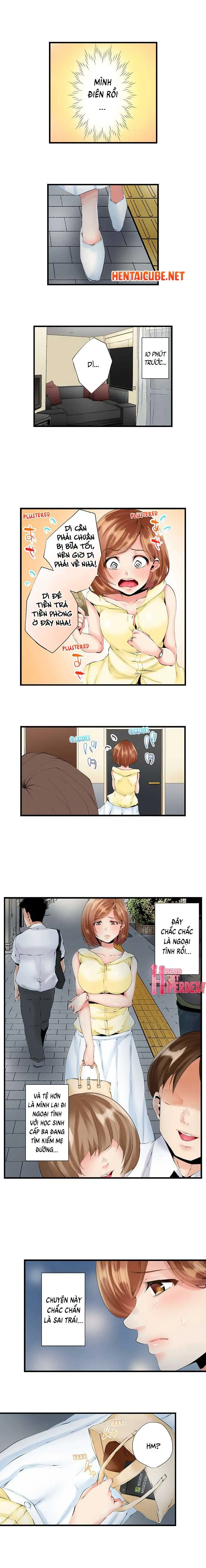 HentaiVN.net - Ảnh 3 - NTR Cô Hàng Xóm Ngay Trong Phòng Của Chồng Cô Ấy [Netorare My Sugar Mama in Her Husband’s Bedroom] - Chap 7 + 8