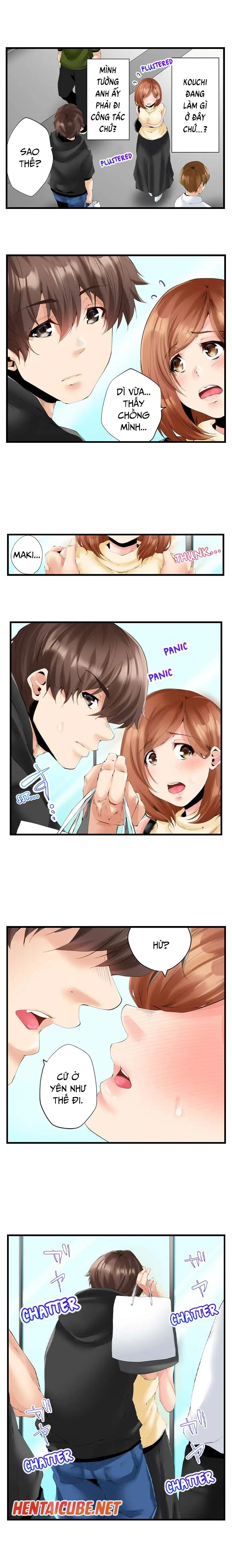 HentaiVN.net - Ảnh 10 - NTR Cô Hàng Xóm Ngay Trong Phòng Của Chồng Cô Ấy [Netorare My Sugar Mama in Her Husband’s Bedroom] - Chap 13 + 14
