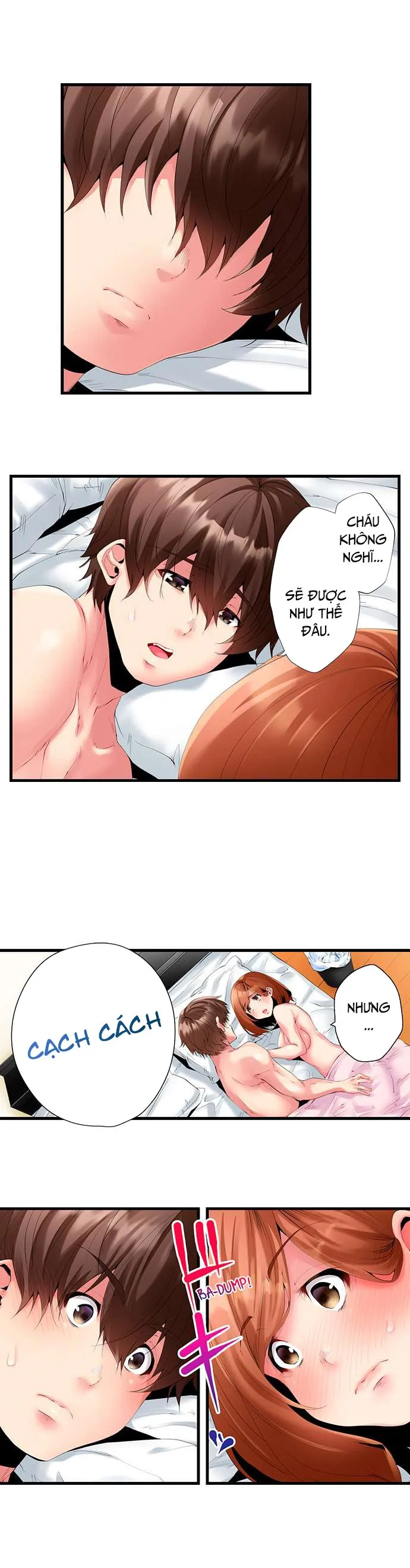 HentaiVN.net - Ảnh 3 - NTR Cô Hàng Xóm Ngay Trong Phòng Của Chồng Cô Ấy [Netorare My Sugar Mama in Her Husband’s Bedroom] - Chap 19 + 20